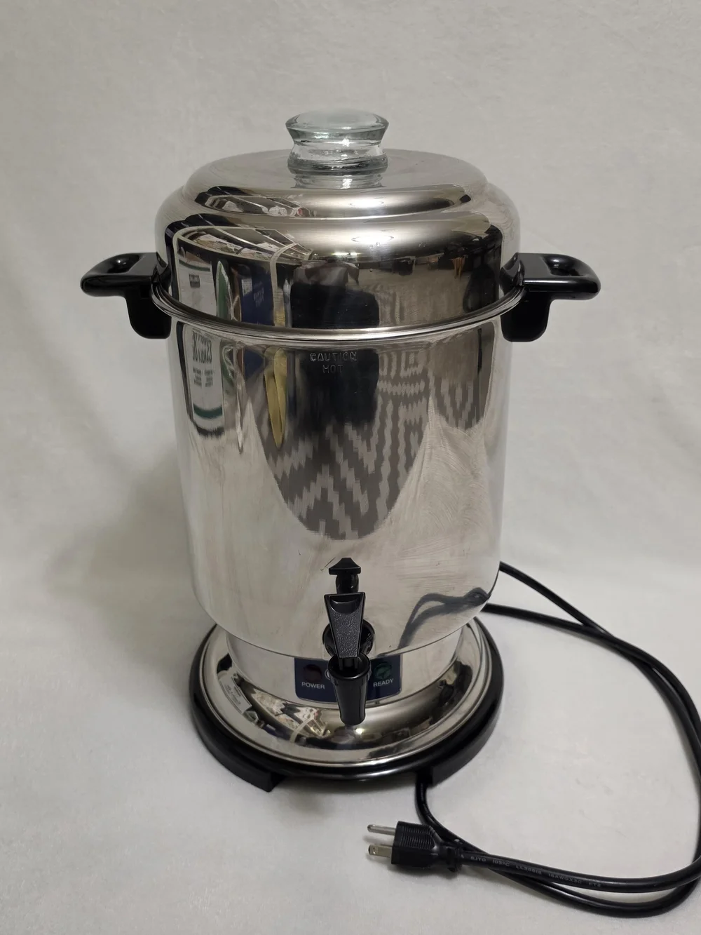 Electric Coffee Urn with Dispensing Spigot - Silver